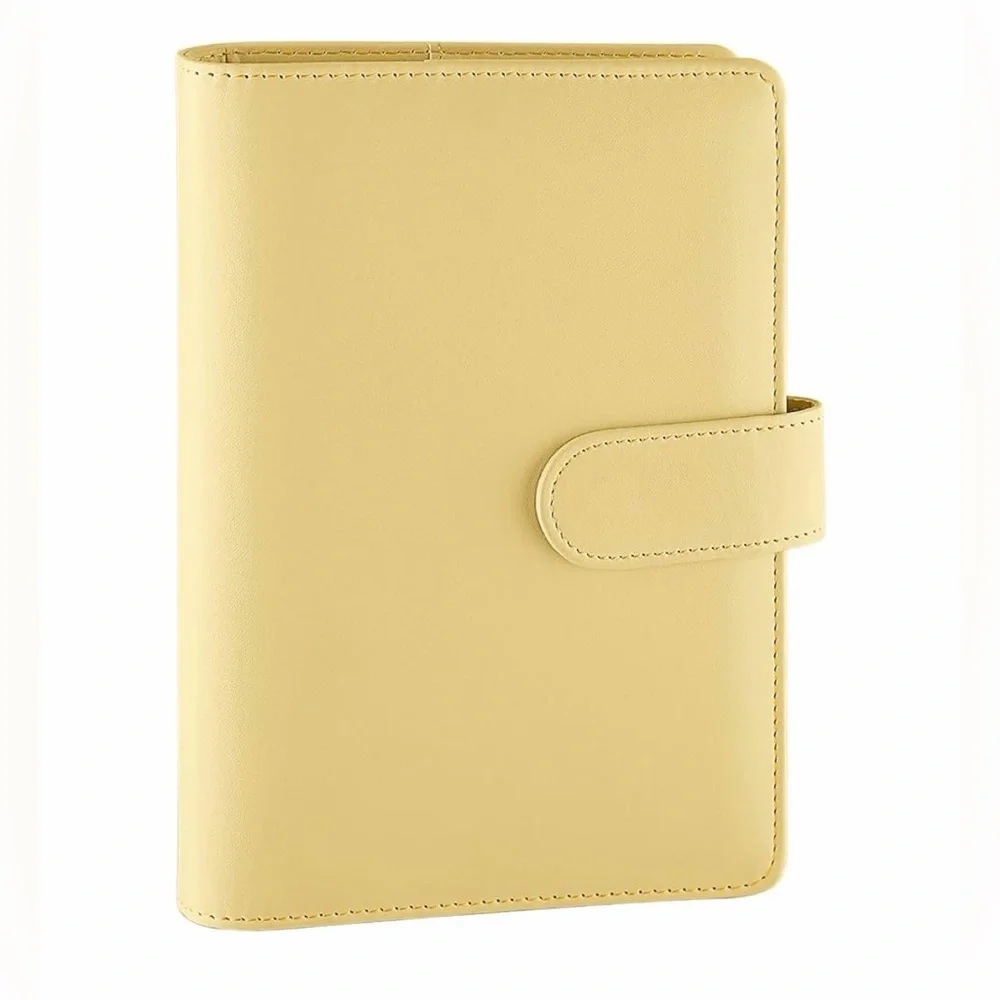 2pc Pink and Yellow A6 Ring Binder Bundle